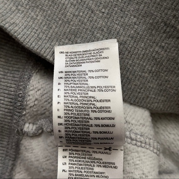 Adidas Originals Street Graphic Sweatshirt Side Zipper Gray AB8027 Mens Size M - Picture 7 of 9